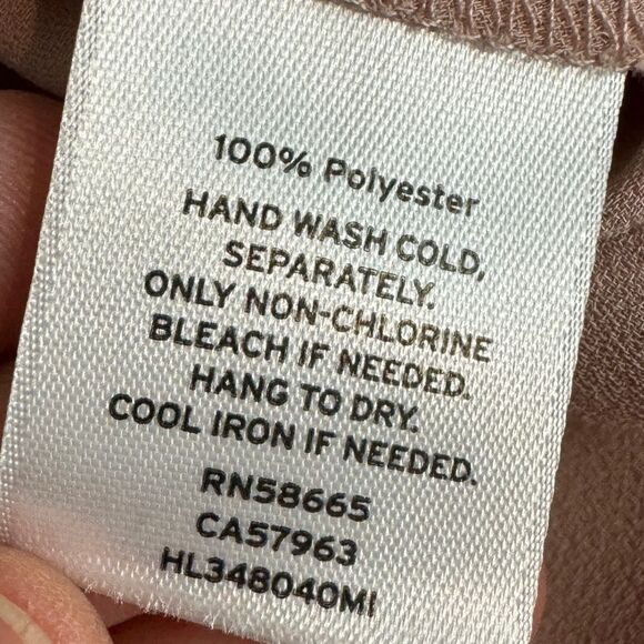 Trouve Nordstrom Dusty Rose Cut Out Blouse S - Picture 6 of 6